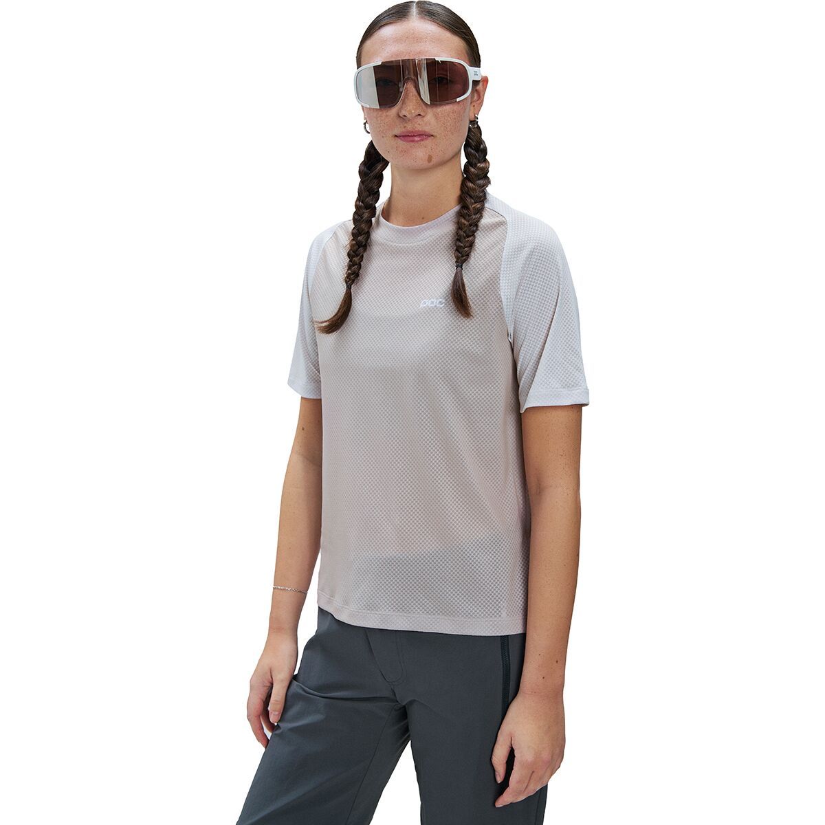 POC Motion Air Short-Sleeve Jersey - Women's Okenite Off-White, L