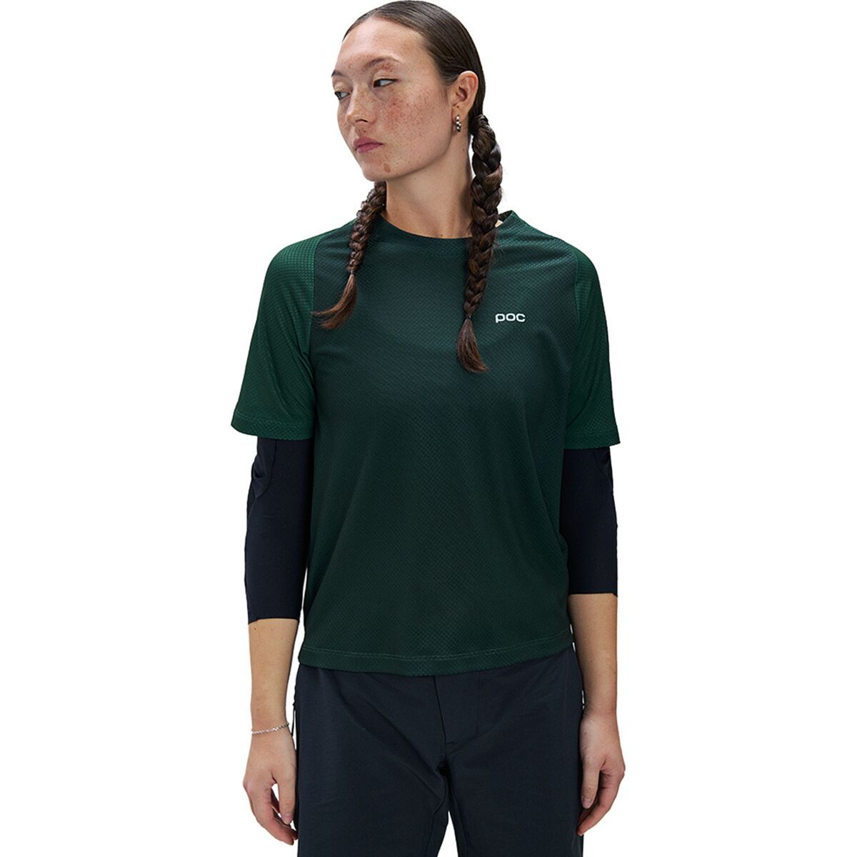 Image of POC Motion Air Short-Sleeve Jersey - Women's Pargasite Green, M