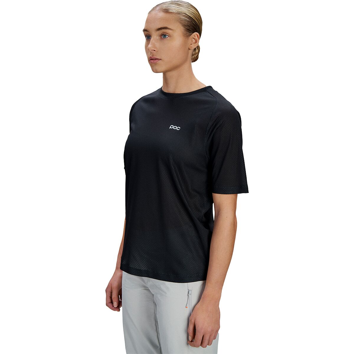 Image of POC Motion Air Short-Sleeve Jersey - Women's Uranium Black, S