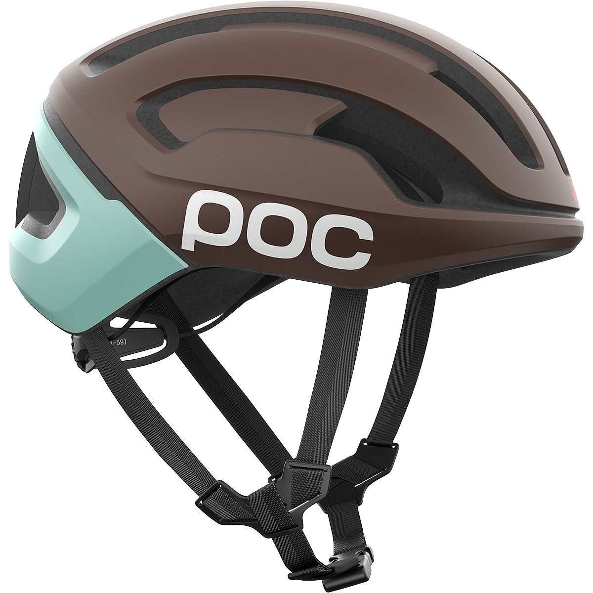 Image of POC Omne Air Mips Helmet Bronzite Brown Matt/Lazurite Blue Matt, L/56-61cm