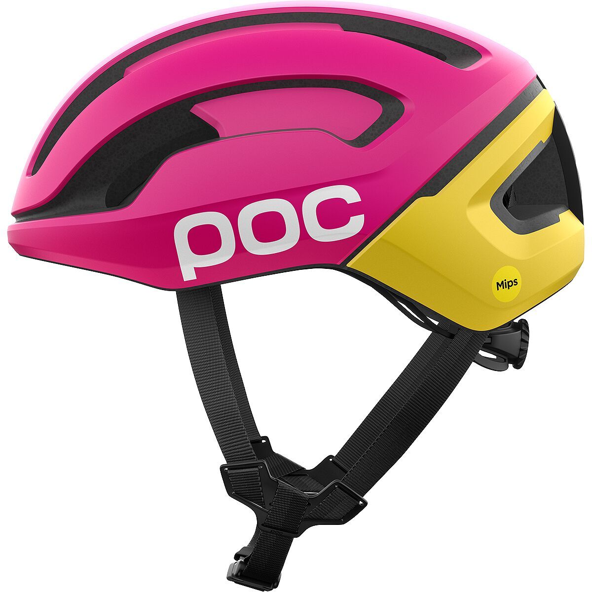 Image of POC Omne Air Mips Helmet Rhos Red Matt/Citrine Yellow Matt, L/56-61cm