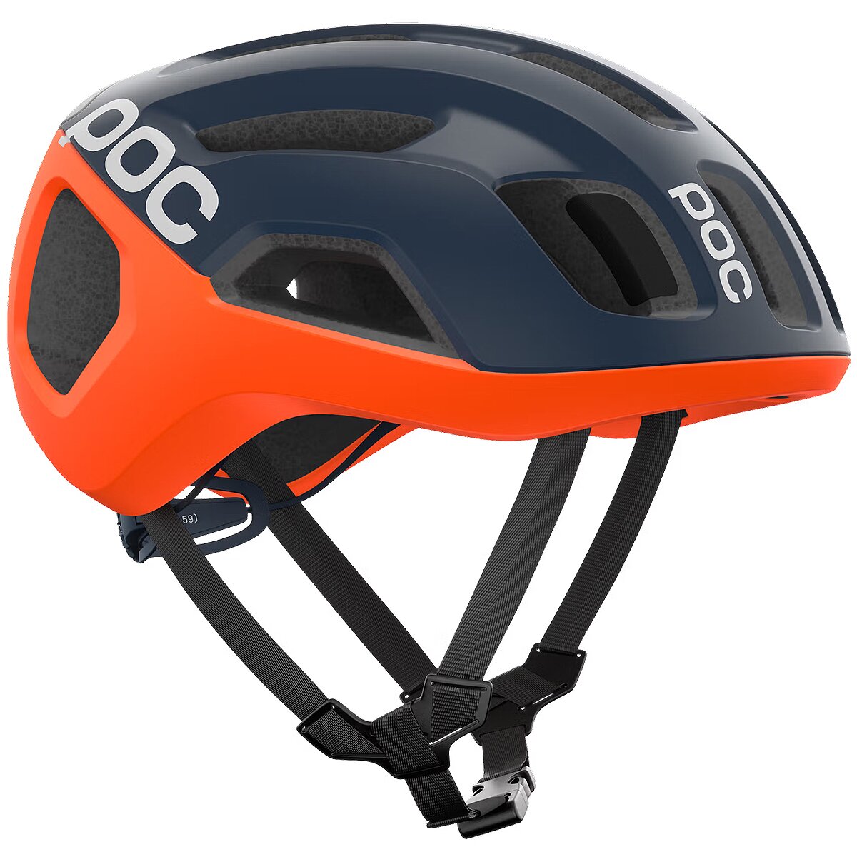 Image of POC Ventral Air MIPS Helmet Apatite Navy Matt/Fluo Orange, S/50-56cm