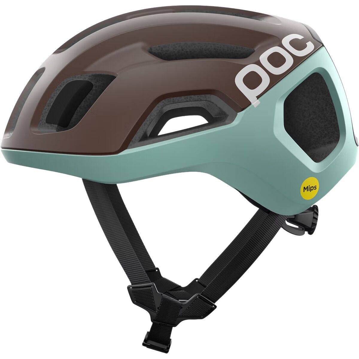 Image of POC Ventral Air MIPS Helmet Bronzite Brown Matt/Lazurite Blue Matt, S/50-56cm