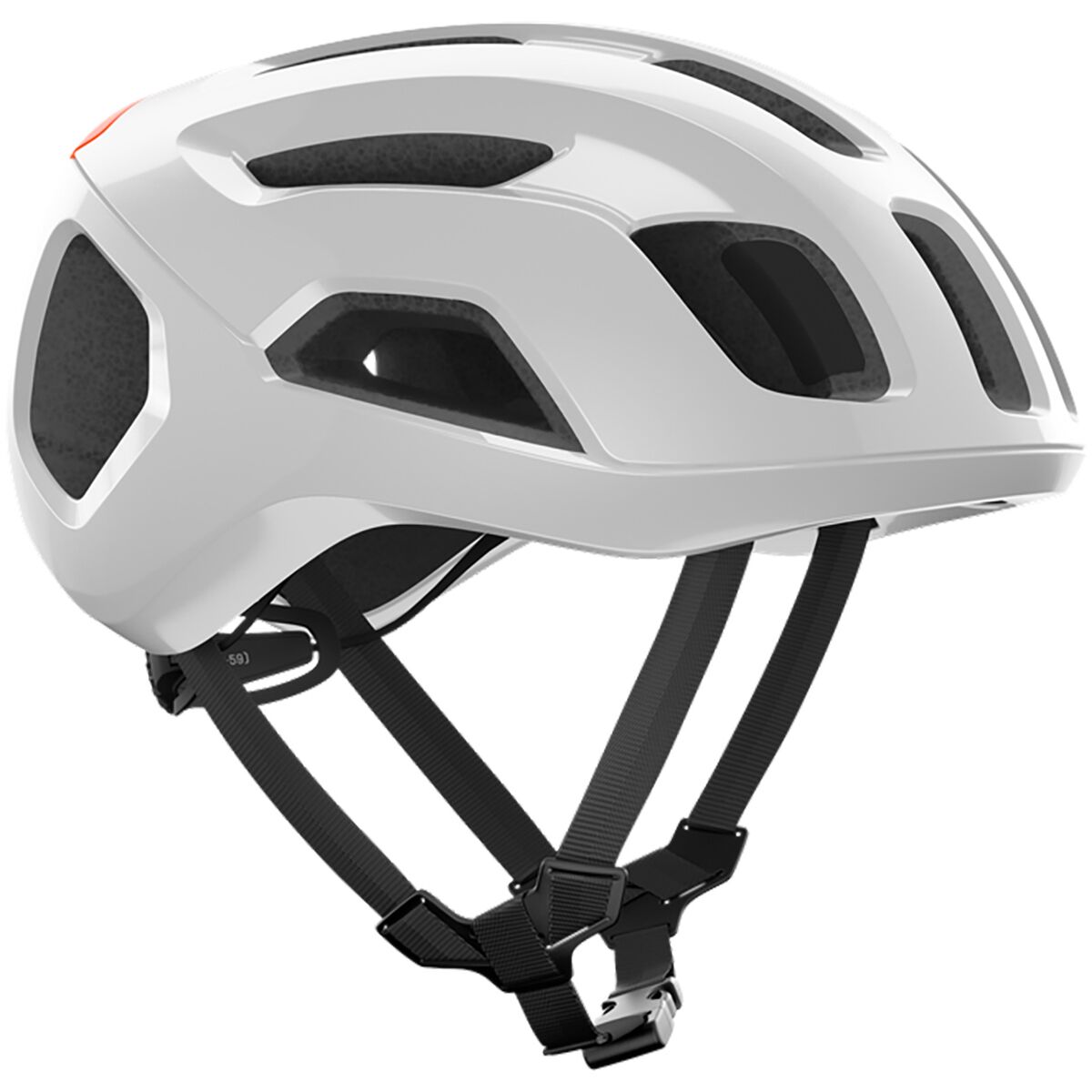 Image of POC Ventral Air MIPS Helmet Hydrogen White/Fluorescent Orange, L/56-61cm