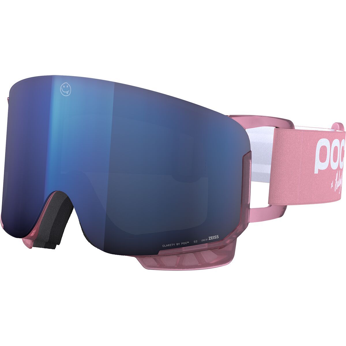 Image of POC Nexal Hedvig Wessel Edition Goggles Piggtind Pink/Partly Sunny Azure, One Size