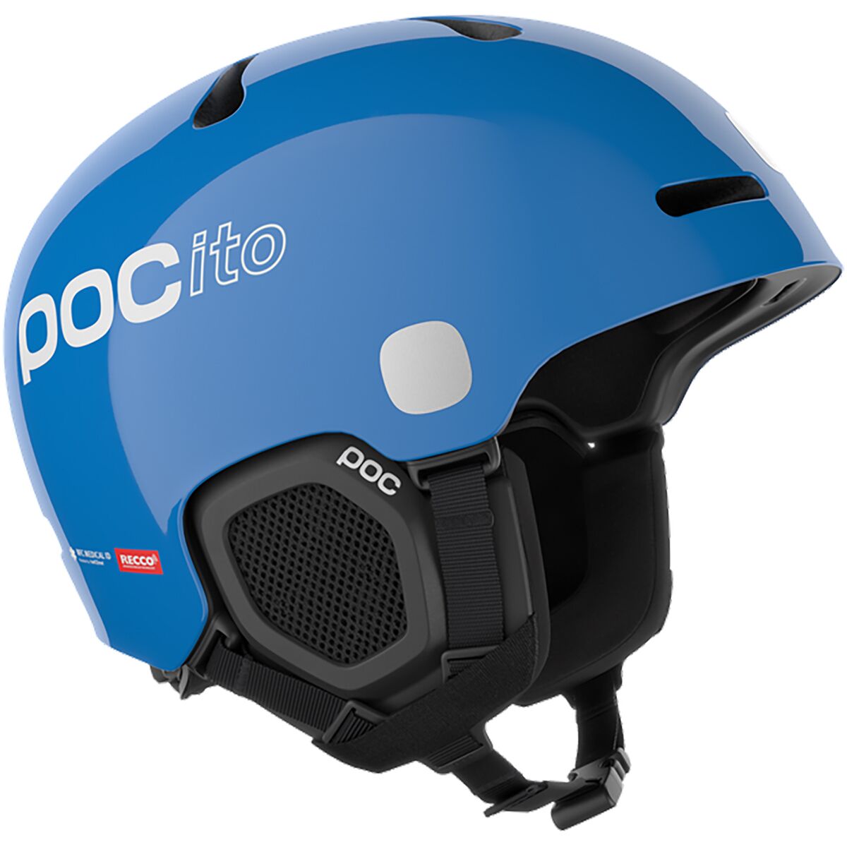 Image of POC Pocito Fornix Mips Helmet - Kids' Fluorescent Blue, M/L