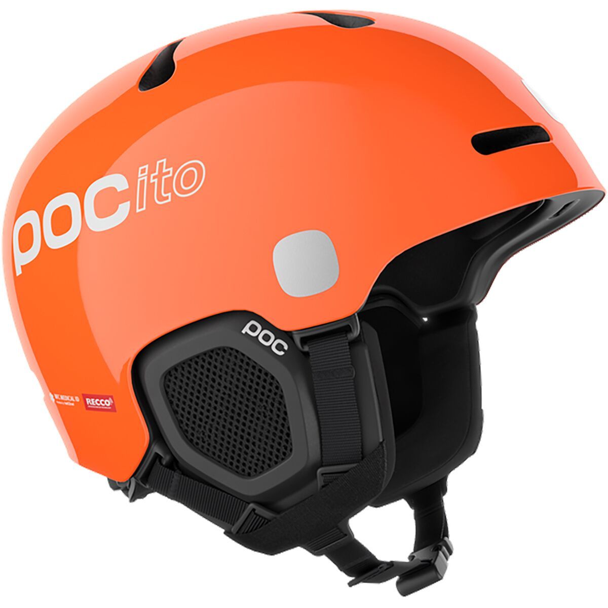 Image of POC Pocito Fornix Mips Helmet - Kids' Fluorescent Orange, M/L