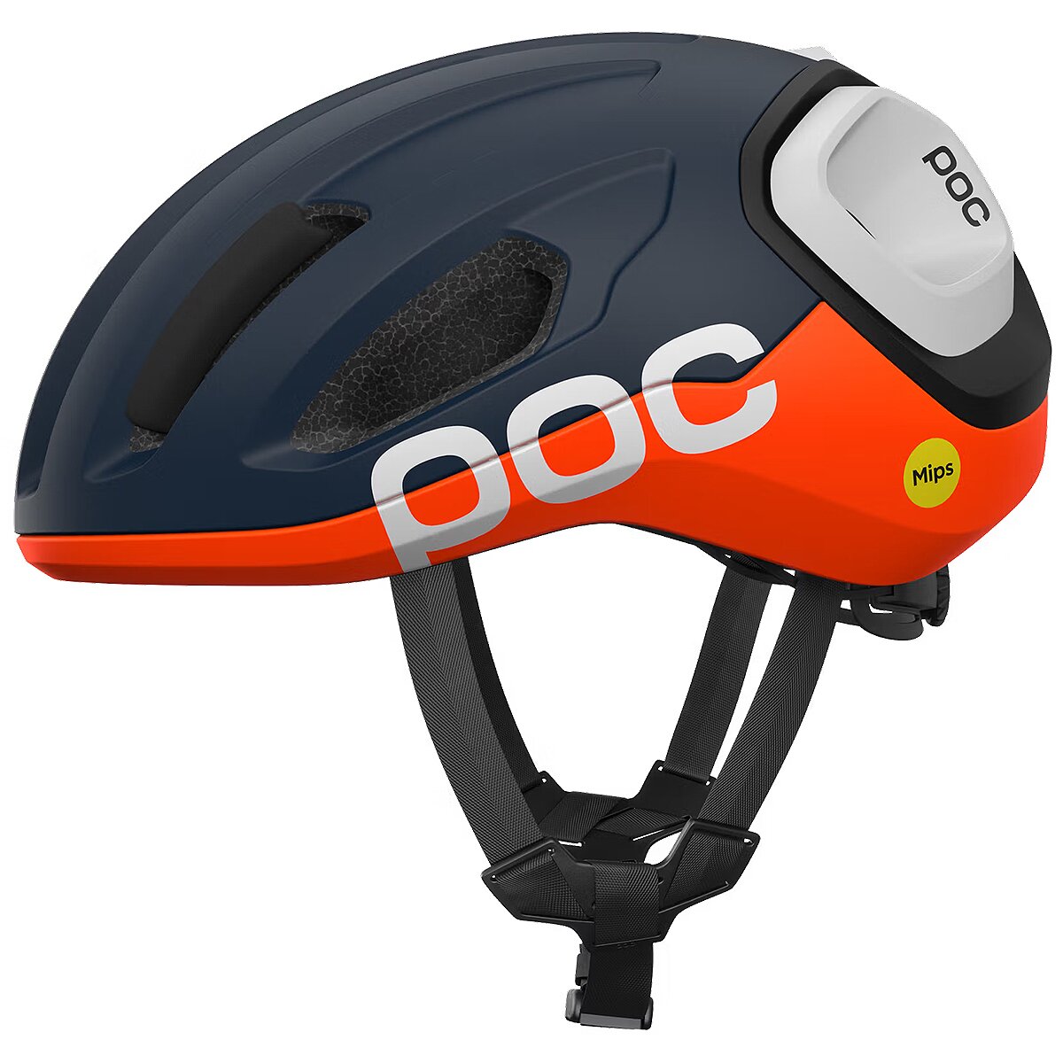 Image of POC Amidal Helmet Apatite Navy Matt/Fluo Orange, M/54-59cm
