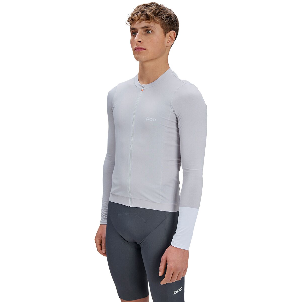 Image of POC Cadence Long-Sleeve Jersey - Men's Granite Grey, M