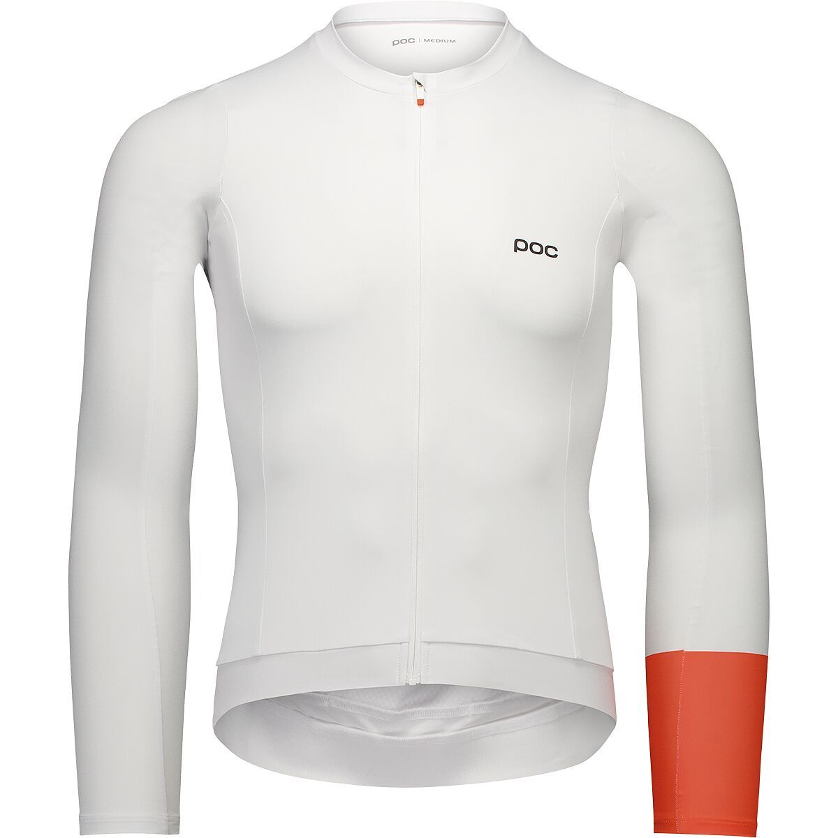 Image of POC Cadence Long-Sleeve Jersey - Men's Hydrogen White, L