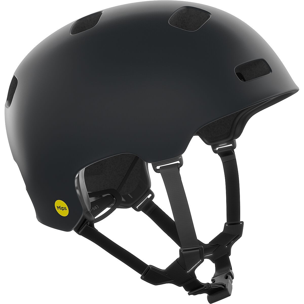 Image of POC Crane Mips Helmet Uranium Black Matt, S/51-54