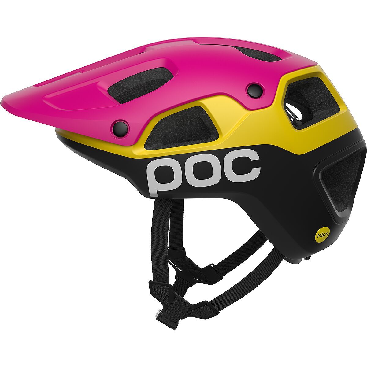 Image of POC Cularis Pure Helmet Rhos Red Matt/Citrine Yellow Matt, L/59-62