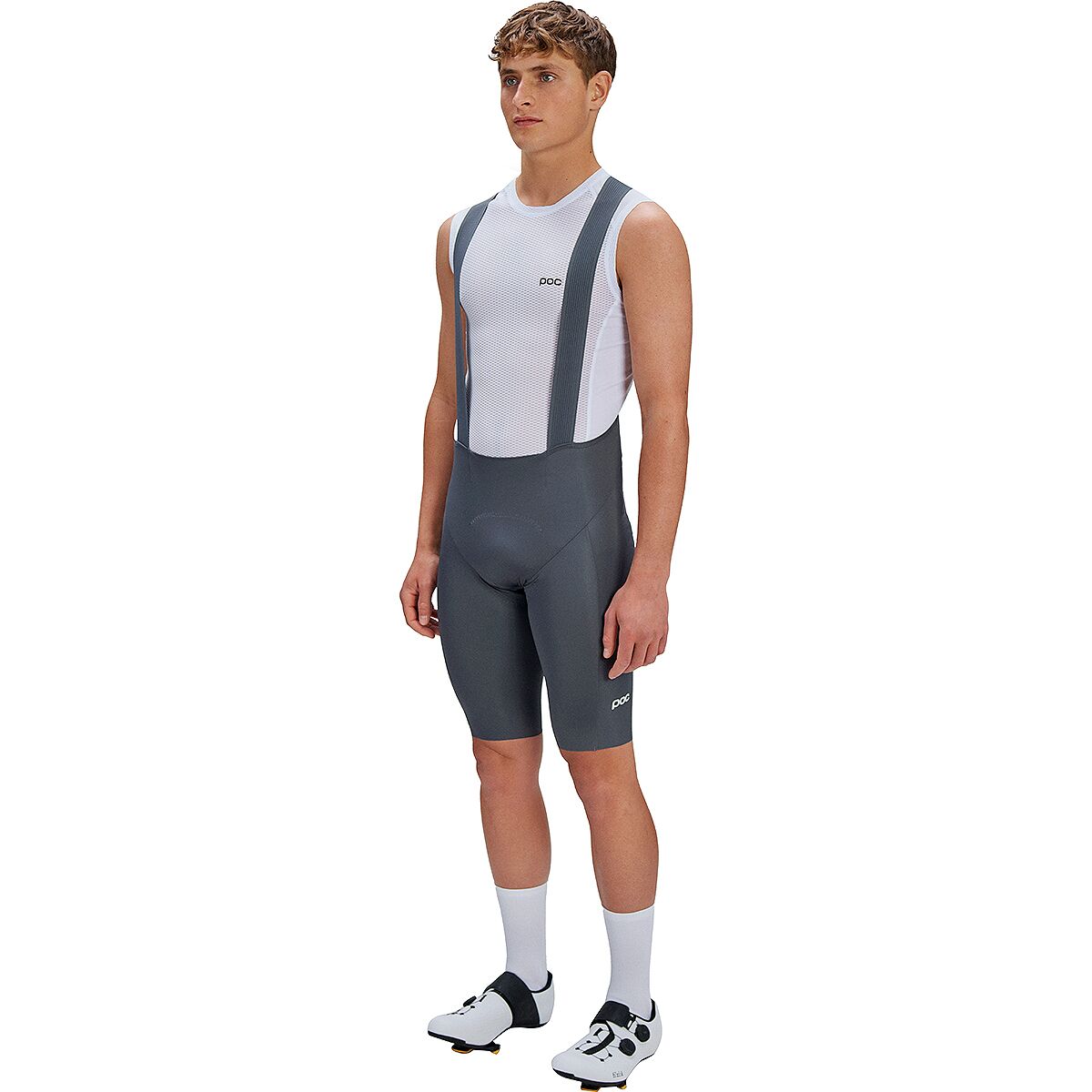 Image of POC Raceday Bib Short - Men's Sylvanite Grey, M