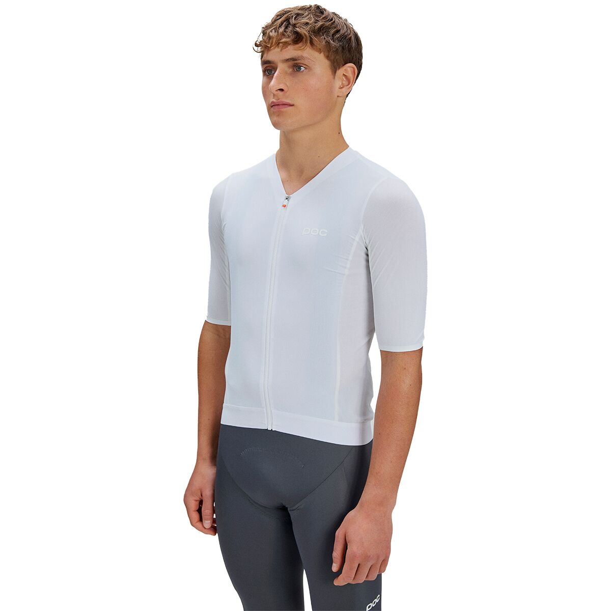 Image of POC Raceday Short-Sleeve Jersey - Men's Hydrogen White, XL