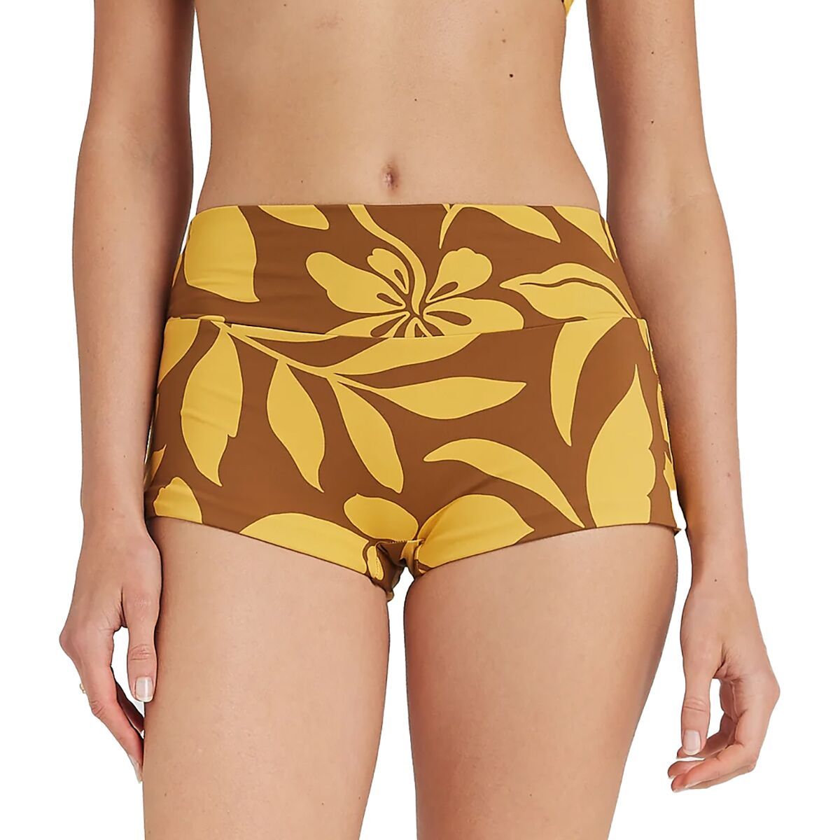 Poolside Paradiso Baja Shorty Short - Women's Pinapple, M/10
