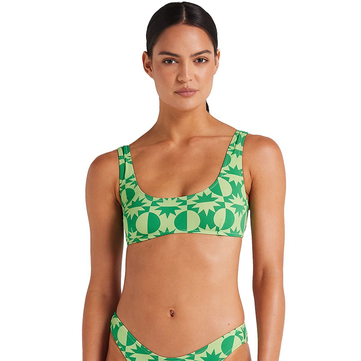 Image of Poolside Paradiso Cayman Crop Top - Women's Daiquiri, XL/14