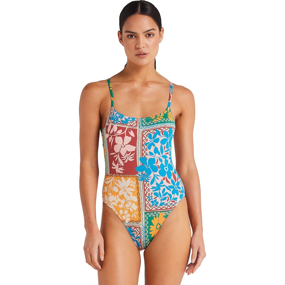 Poolside Paradiso Wildflower Singlet One-Piece Swimsuit - Women
