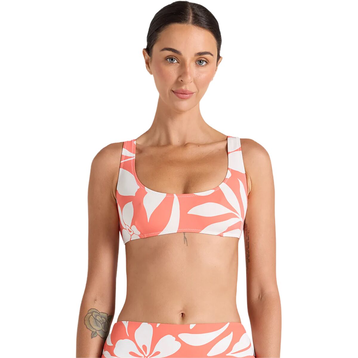Image of Poolside Paradiso Mare Crop Bikini Top - Women's Tangelo, S/8