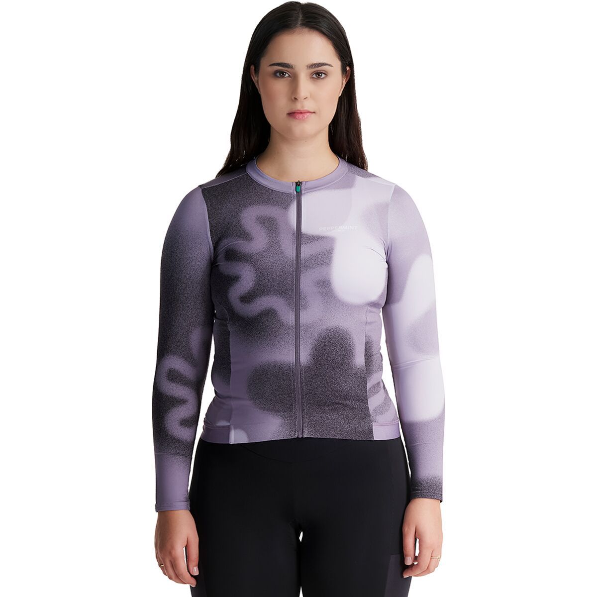 Peppermint Cycling Signature Long-Sleeve Jersey - Women's Blitz Cloudy, M
