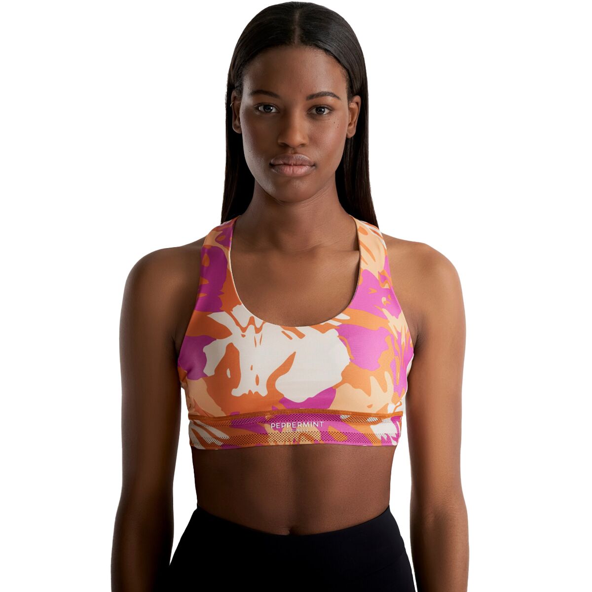 Peppermint Cycling Peppermint Cycling Signature Sport Bra - Women's Frenzy Fierce, XL