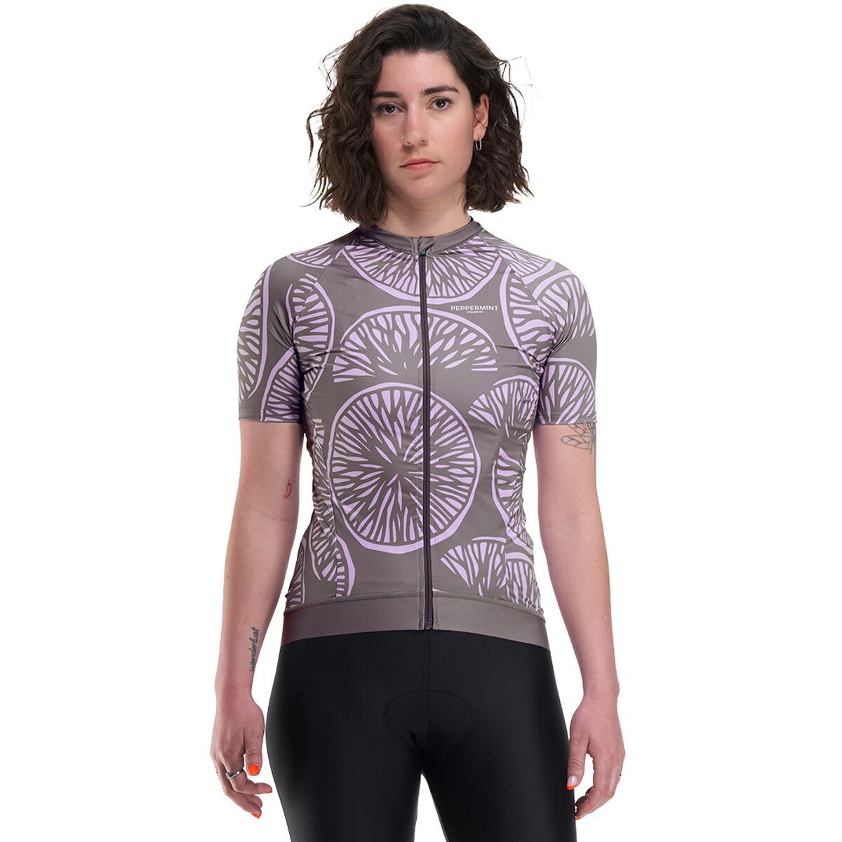 Image of Peppermint Cycling Classic Short-Sleeve Jersey - Women's Pulp Cloudy, S