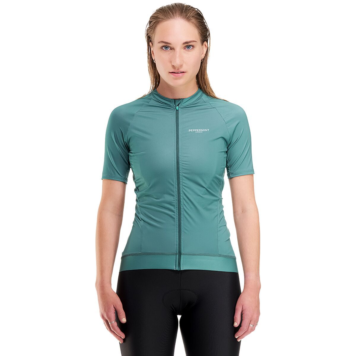 Image of Peppermint Cycling Classic Short-Sleeve Jersey - Women's Seaweed, M