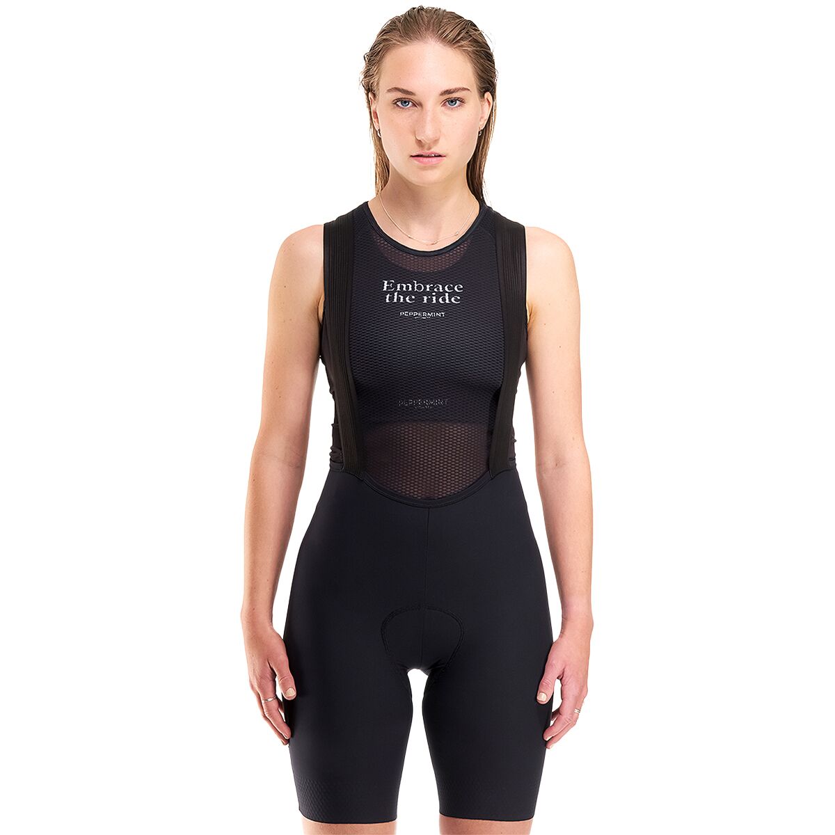 Image of Peppermint Cycling Signature Bib - Women's Black, S