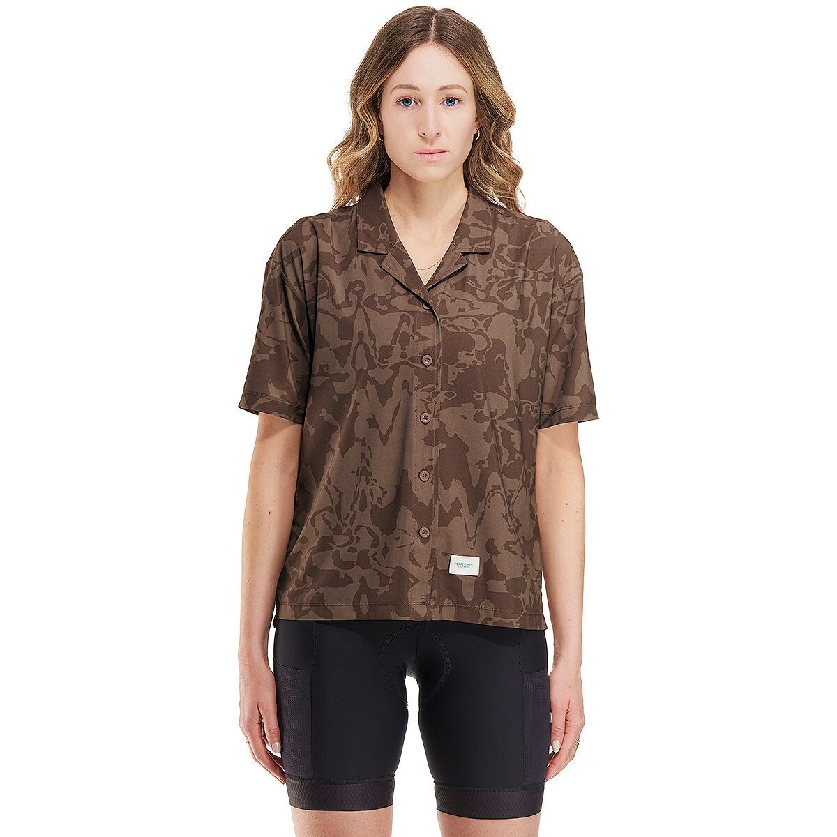 Image of Peppermint Cycling Signature Lightweight Shirt - Women's Jam Cacao, XL