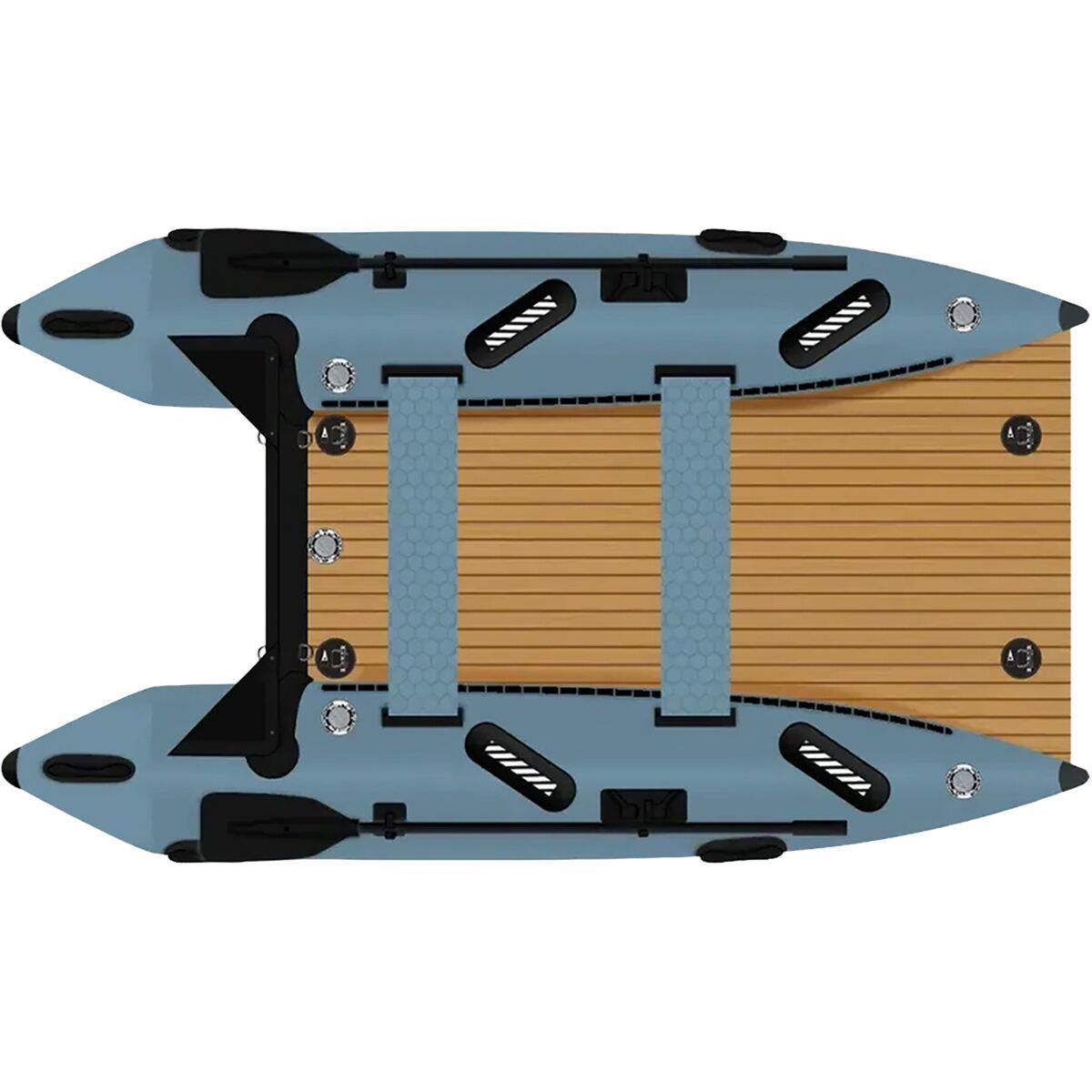 Image of POP Board Co. Battle Cat - 10ft Blue/Teak, 10x5