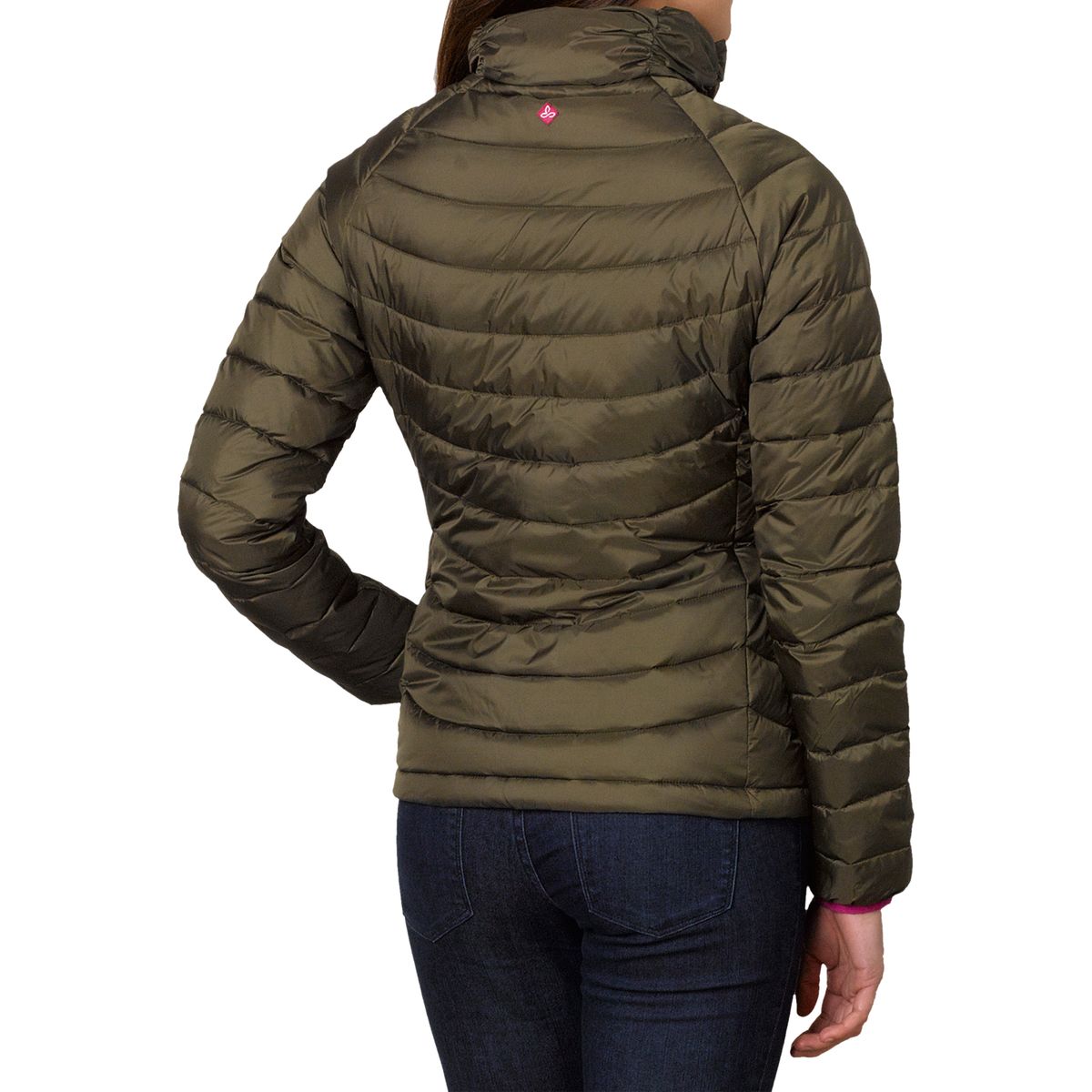 Doudoune Femme PrAna Lyra - Taille M Olive - Veste Matelassée En Duvet