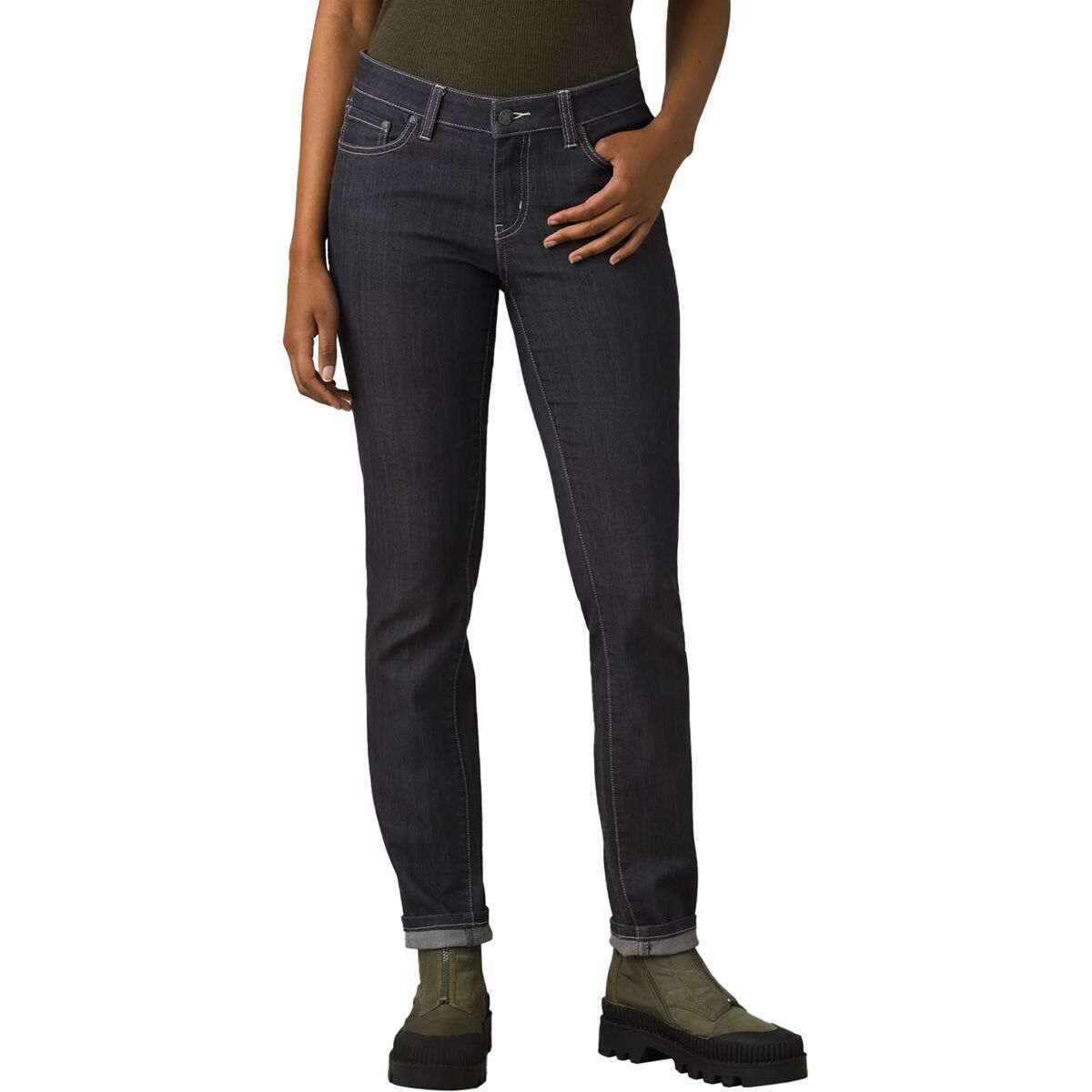 prAna Kayla Jean - Women's Denim/Denim, 6/Tall