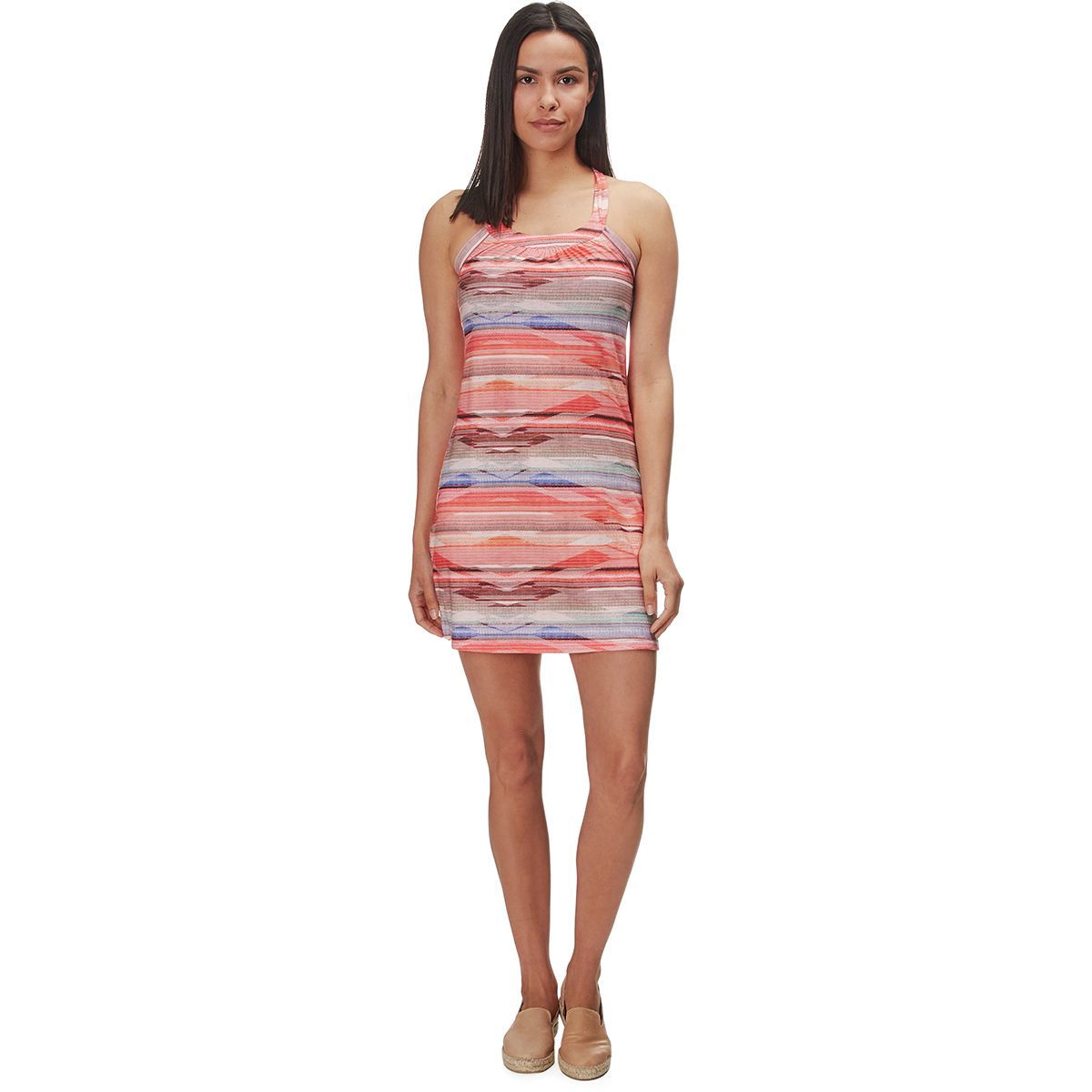 prana cantine dress blue anchor kona