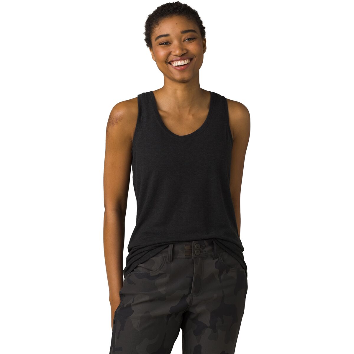 prAna prAna Cozy Up Tank Top - Women's Heather Grey, XS
