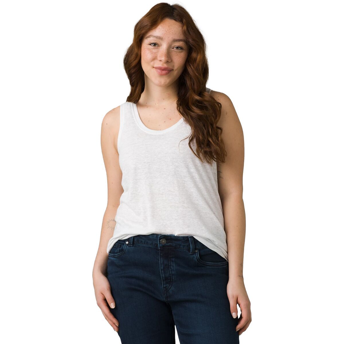 prAna Cozy Up Tank Top - Women's White, XS