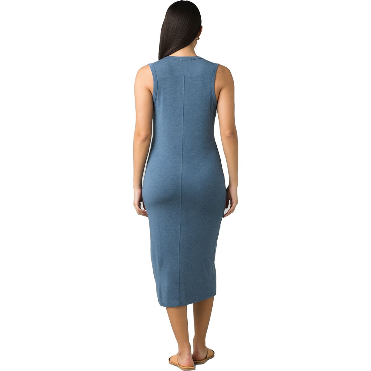 zara open back midi dress Zara Open Back Dress Blue Navy Crepe High Neck Long Sleeves Midi Colum –  The Thriftanista Closet