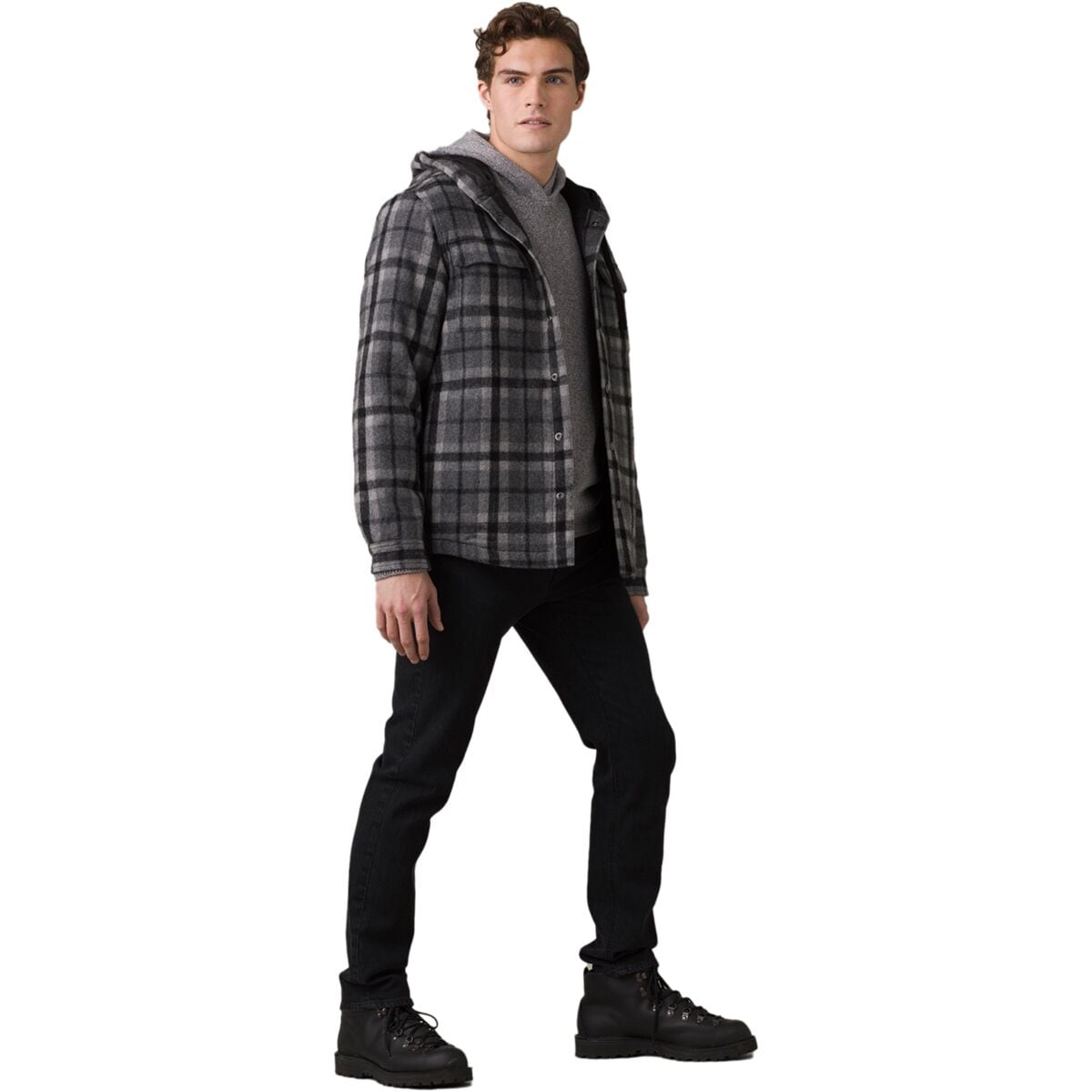 Prana asgard top hooded flannel