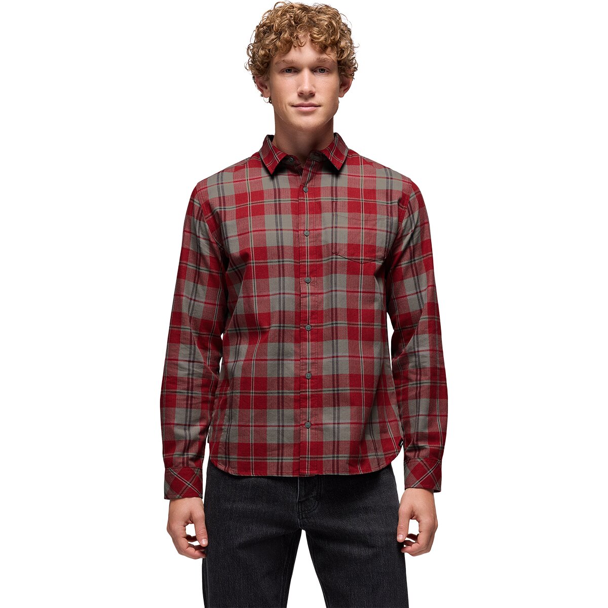 Image of prAna Los Feliz Flannel Shirt - Men's Retrograde, XL