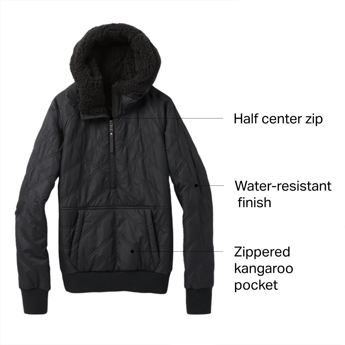 Esla half zip 2025 pullover