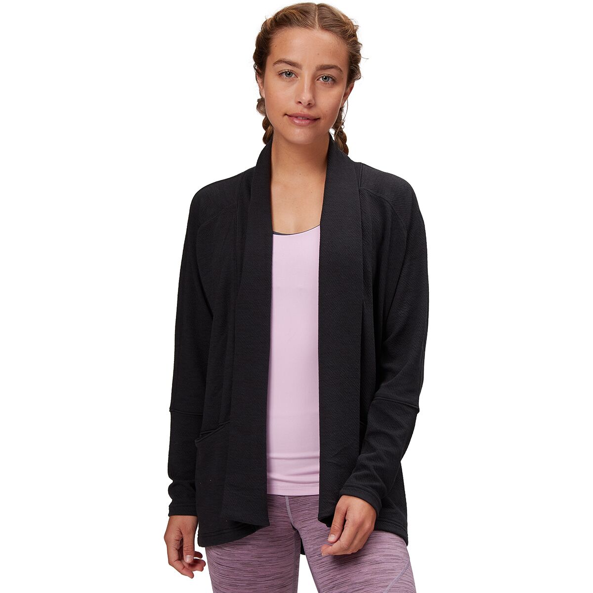 prAna prAna Sunrise Wrap - Women's Solid Black, XL
