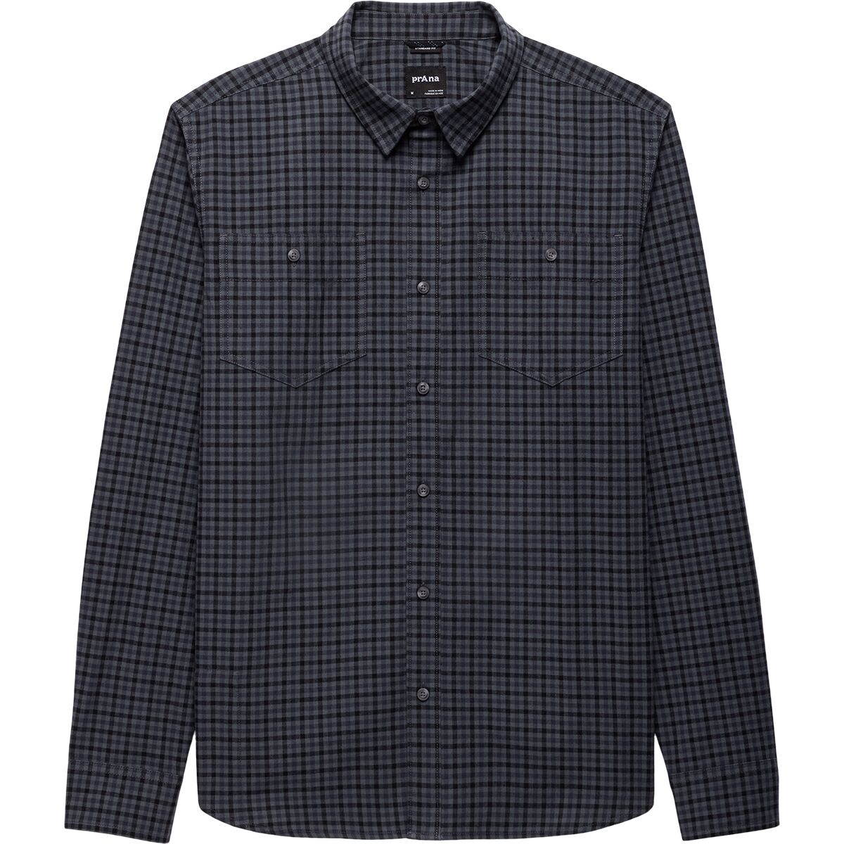 Image of prAna Dolberg Flannel Shirt - Men's Thundercloud, S