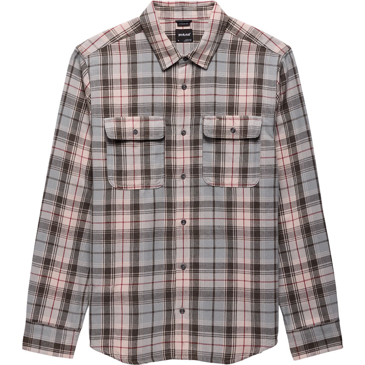 Image of prAna Westbrook Flannel Shirt - Men's Hush, XL