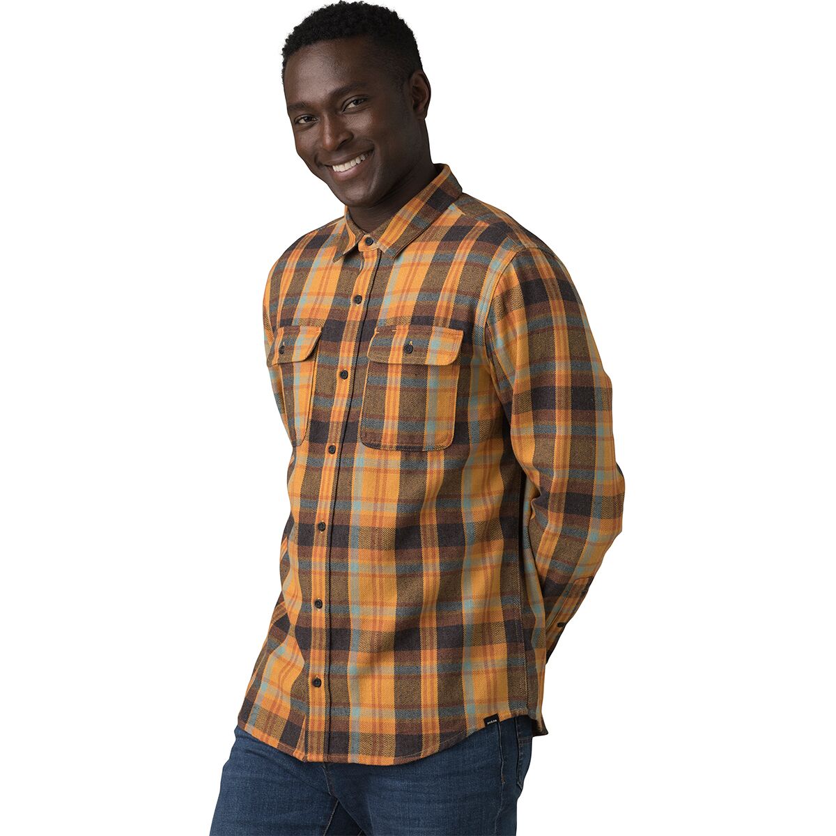 dark brown flannel