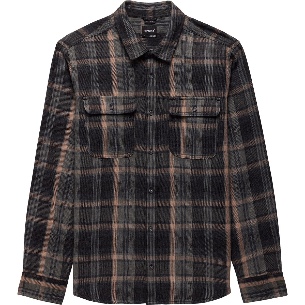 Image of prAna Westbrook Flannel Shirt - Men's Thyme, S