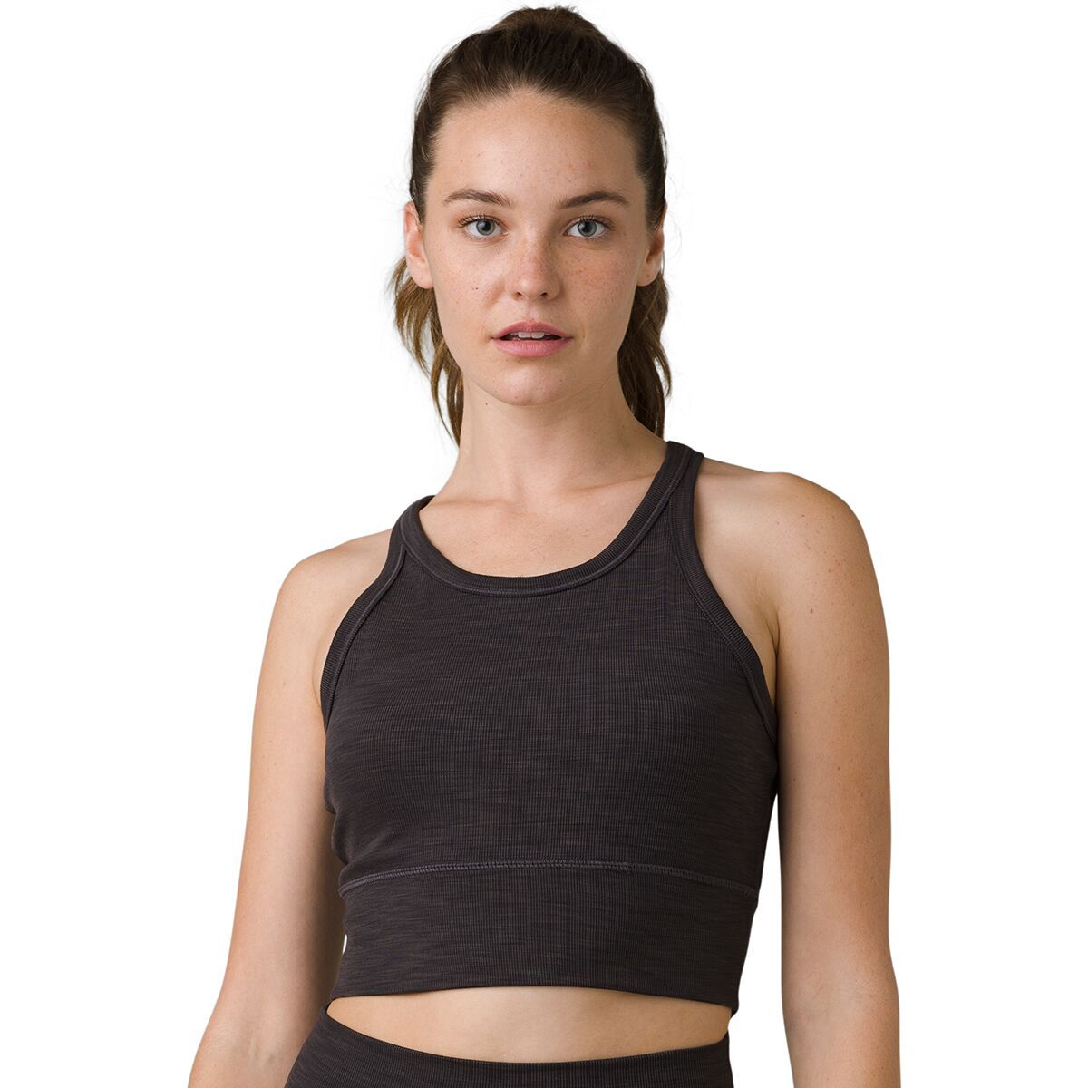 Image of prAna Becksa Bralette - Women's Black Heather, M