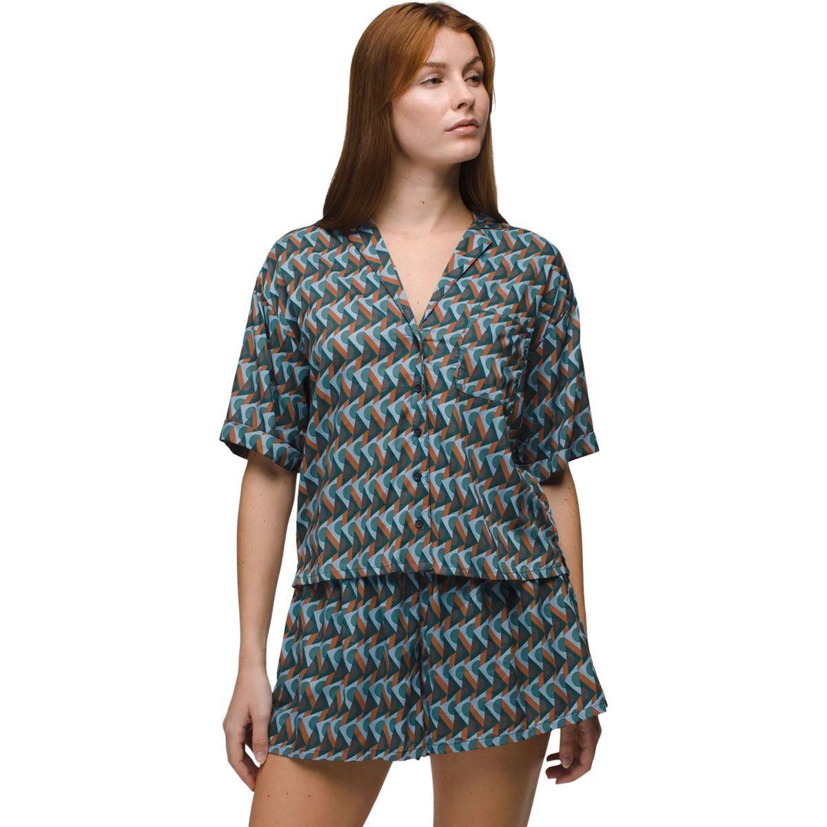 prAna prAna Iguala Top - Women's High Tide Retro Geo, XS