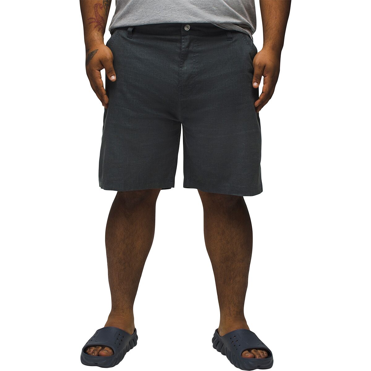 Image of prAna Furrow 11in Short - Men's Grey Blue, 30