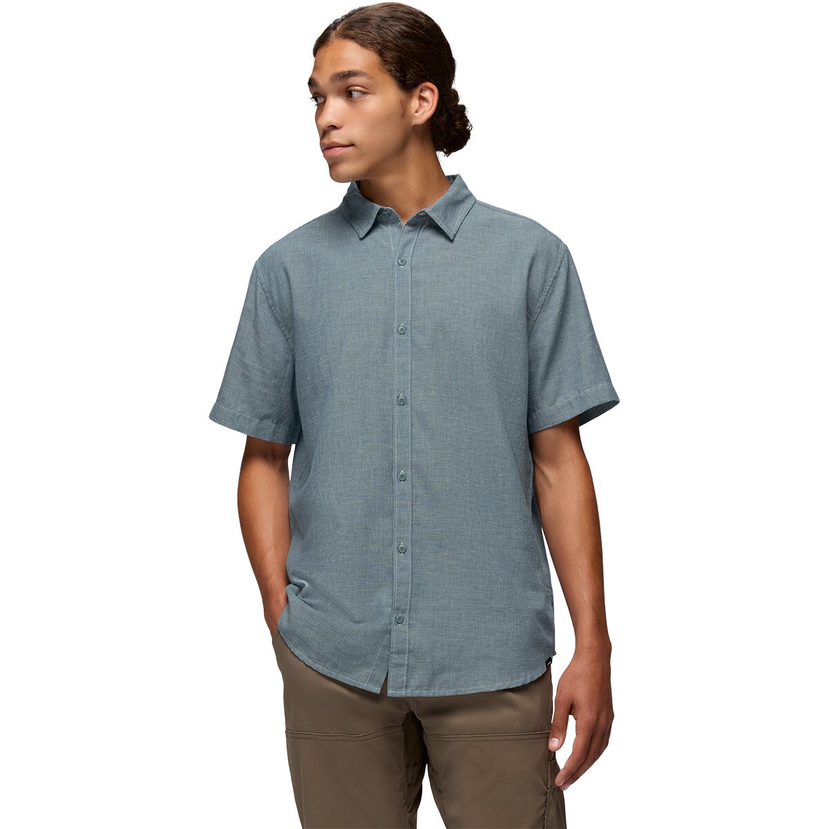Image of prAna Lindores Shirt - Men's Bluff Blue, S