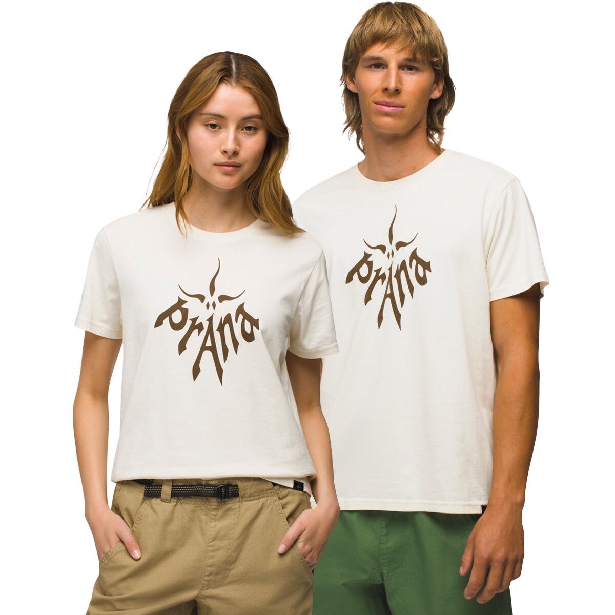 Image of prAna Heritage Graphic Short-Sleeve T-Shirt Chalk Horns, XL