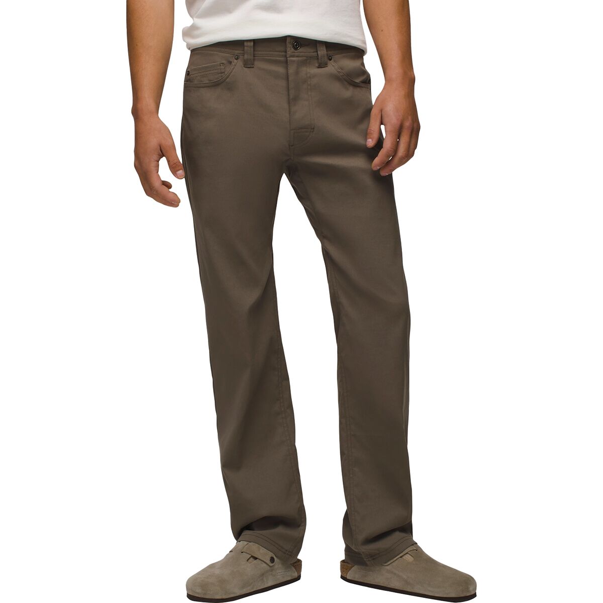 Image of prAna Brion Pant - Men's Mud, 38x32