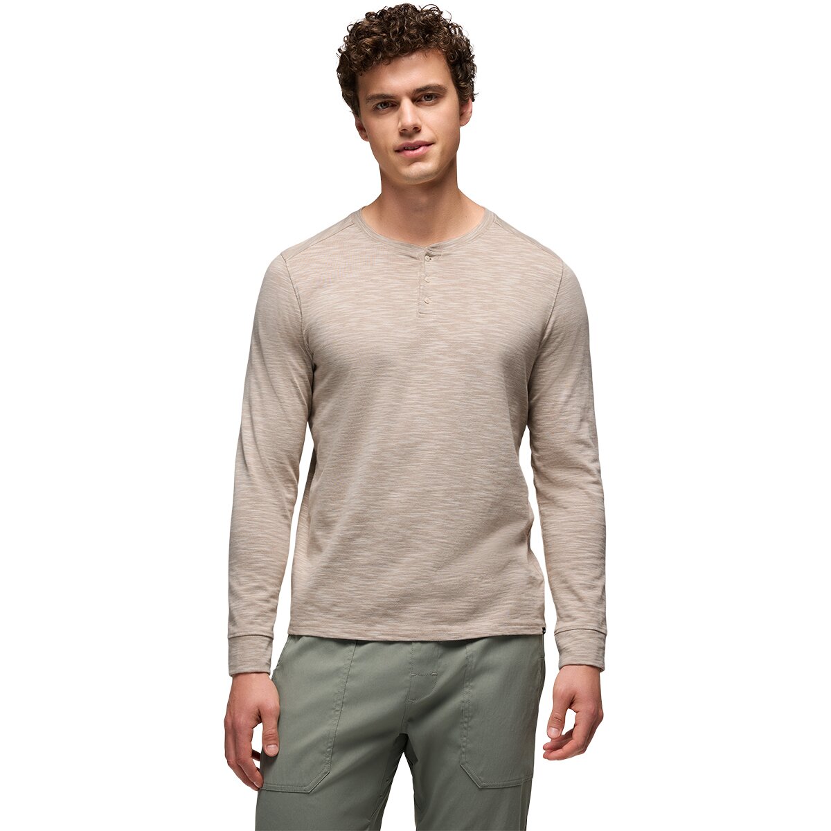 Image of prAna Ronnie II Henley - Men's Canvas, XL